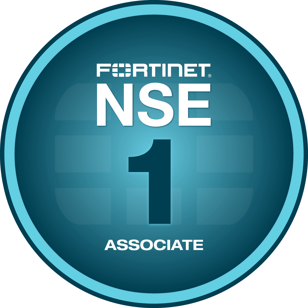 Badge Fortinet NSE 1 Associate